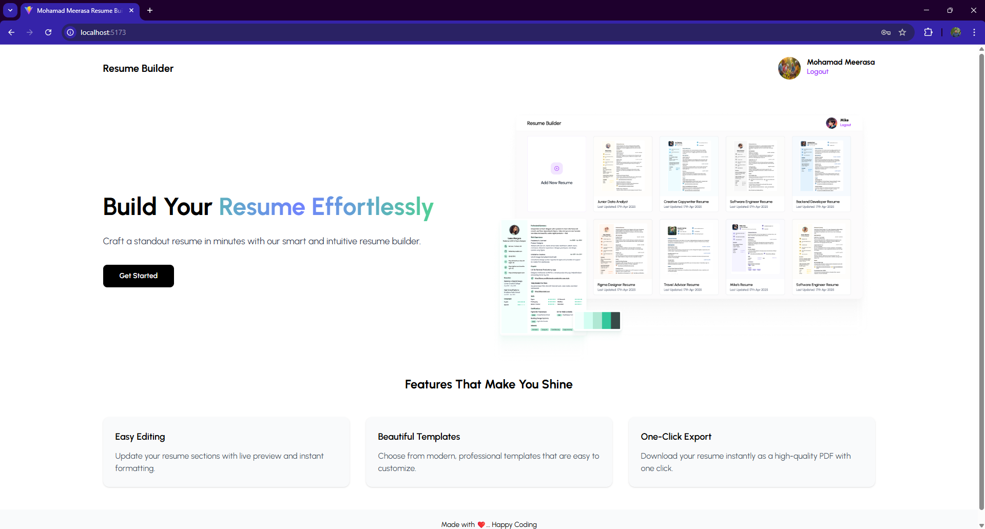 ResumeBuilder